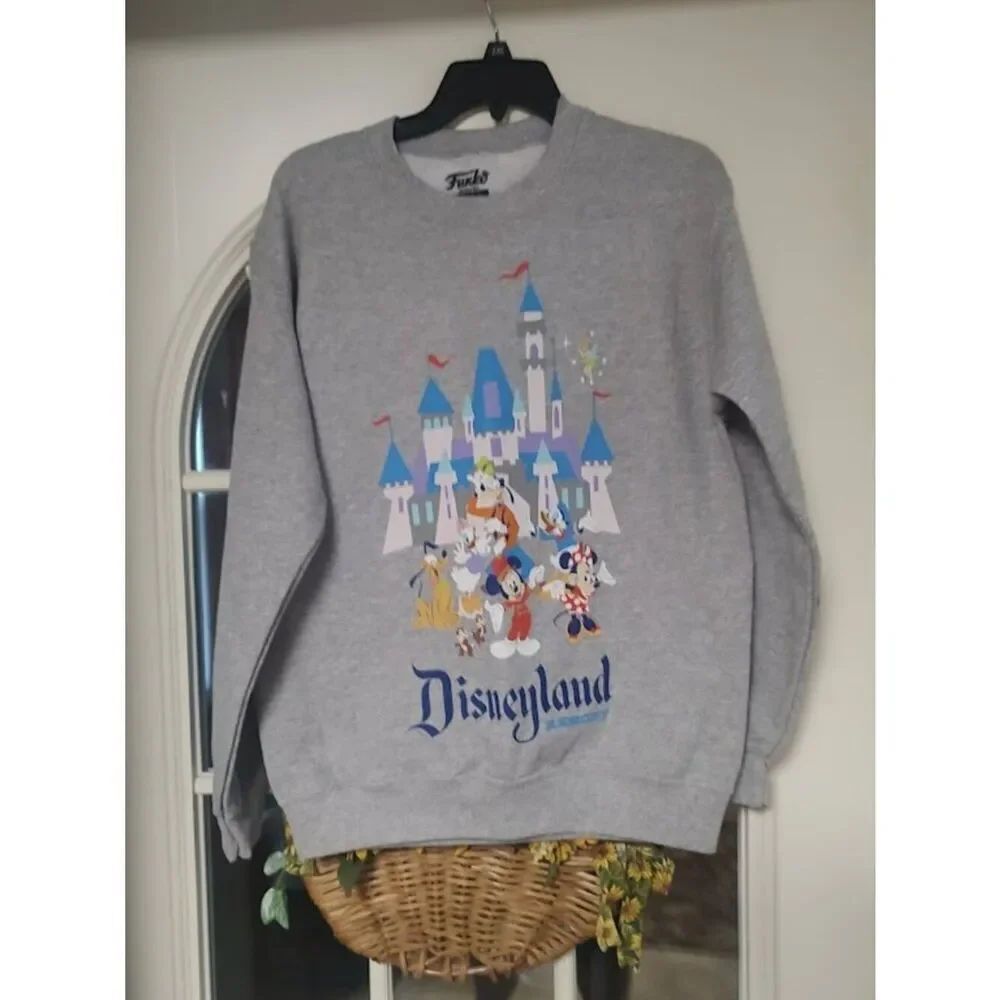 New Funko Disneyland Resort Gray Sweatshirt Size Women's Small